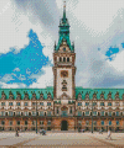 Hamburg Town Hall Diamond Painting