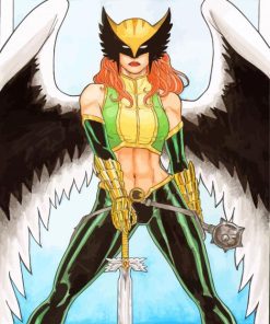 Hawkgirl Art Diamond Painting