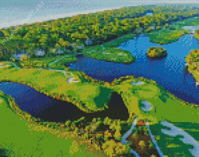 Hilton Head Golf Landscape Diamond Painting
