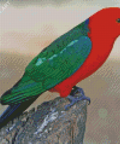 King Parrot Diamond Painting