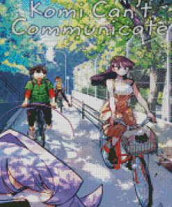 Komi Cant Communicate Manga Anime Poster Diamond Painting