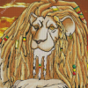 Lion With Dreadlocks Rasta Diamond Painting