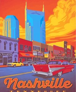 Nashville Tennessee Poster Diamond Painting