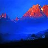 Pyrenees Mountains At Sunset Diamond Painting