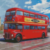 Routemaster Bus Art Diamond Painting