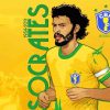 Socrates Brazilian Player Art Diamond Painting