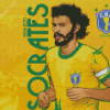 Socrates Brazilian Player Art Diamond Painting