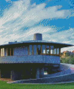 Spiral House By Frank Lloyd Wright Diamond Painting