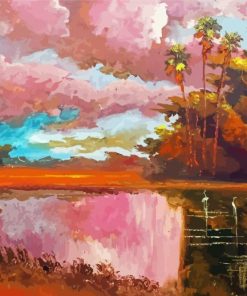 Sunrise On The Indian River By Willie Daniels Diamond Painting