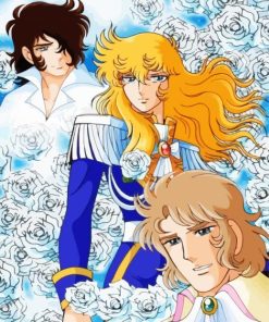 The Rose Of Versailles Manga Serie Characters Diamond Painting