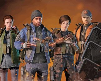 Tom Clancy The Division Game Characters Diamond Painting