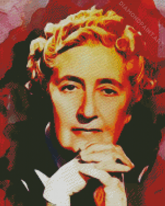 Aesthetic Agatha Christie Art Diamond Painting