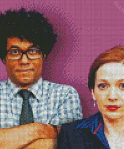 Aesthetic It Crowd Characters Diamond Painting