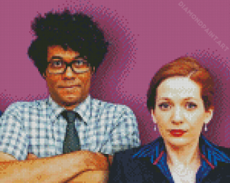 Aesthetic It Crowd Characters Diamond Painting