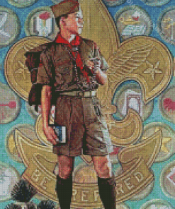 Aesthetic Scout Guy Diamond Painting