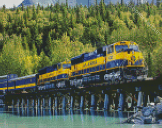 Alaska Railroad Diamond Painting
