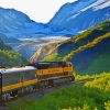 Alaska Railroad Train Tour Diamond Painting