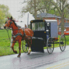 Amish Buggy Diamond Painting