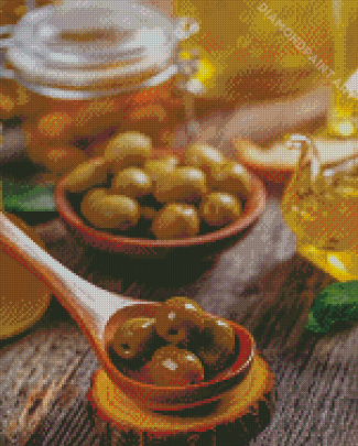 Delicious Green Olive Diamond Painting
