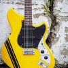 Electric Yellow Guitar Diamond Painting