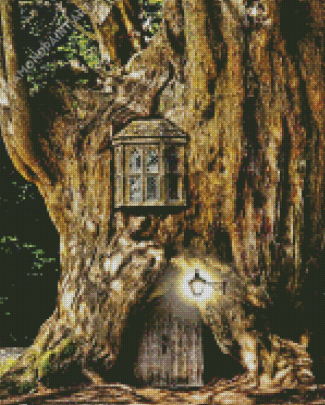 Fantasy Fairy Tree Diamond Painting