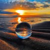 Glass Globe Beach Reflection Diamond Painting