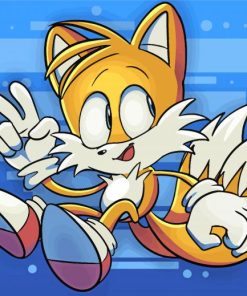 Miles Tails Prower Sonic Diamond Painting