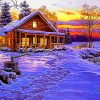 Painting Winter Landscape Painting Art Diamond Painting