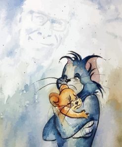 Sad Tom And Jerry Diamond Painting