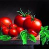 Tomatoes And Basil Still Life Diamond Painting