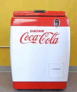 White Coke Refrigerator Diamond Painting