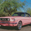 1966 Mustang Car Diamond Painting