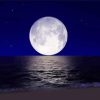 Aesthetic Moon Over Sea Night Diamond Painting