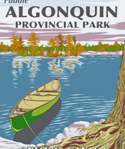 Algonquin Provincial Park Poster Art Diamond Painting