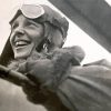 Amelia Earhart In Plane Diamond Painting
