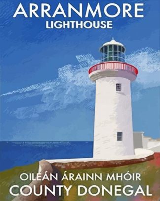 Arranmore Lighthouse Poster Diamond Painting