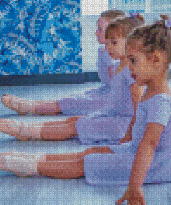 Ballerina Children Class Diamond Painting