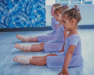 Ballerina Children Class Diamond Painting