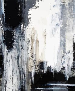 Black And White Abstract Diamond Paintings