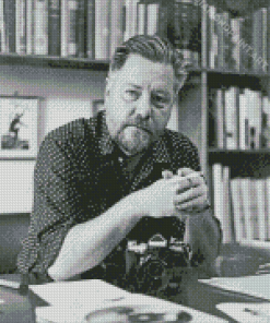 Black And White Gerald Durrell Diamond Painting