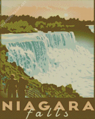 Canada Nigara Falls Poster Diamond Paintings