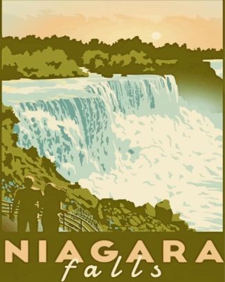 Canada Nigara Falls Poster Diamond Paintings
