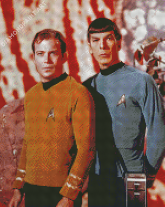 Captain Kirk Spock Diamond Paintings