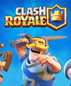 Clash Royale Video Game Poster Diamond Painting