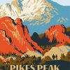 Colorado Pikes Peak Poster Diamond Paintings