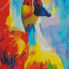 Colorful Abstract Duck Diamond Painting
