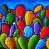 Colorful Cactus Diamond Paintings
