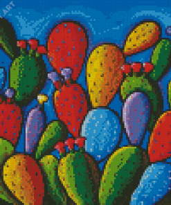 Colorful Cactus Diamond Paintings