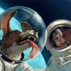 Dog In Space Diamond Painting