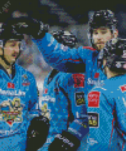 Ice Hockey Players Belfast Giants Diamond Painting